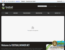 Tablet Screenshot of footballwinner.net